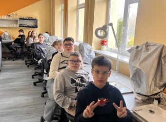 5–6 klasių mokiniai lankėsi Marijampolės STEAM atviros prieigos centre