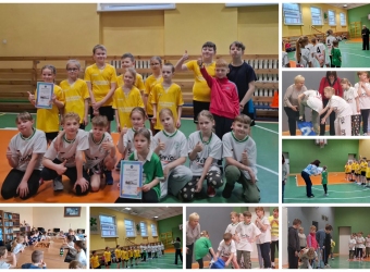 Balandžio 17 dieną Liudvinavo Kazio Borutos gimnazijoje vyko Marijampolės sav. kaimo vietovių tarpmokyklinės sporto žaidynės „Žaibo turnyras“