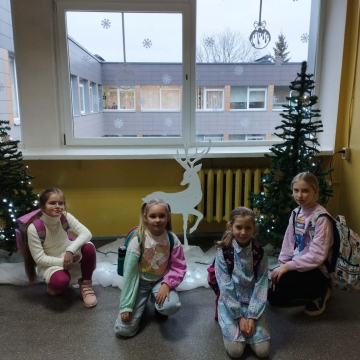 Gruodžio 3 d. 1- 4 klasių moksleivės dalyvavo piešinių konkurse ,,Spalvotas pasaulis, kuris vyko Marijampolės savivaldybės Petro Armino progimnazijoje. 