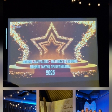 Gruodžio mėnesį vykusiuose Mokinių Tarybų apdovanojimuose pelnėme „Metų iniciatyvos nominaciją