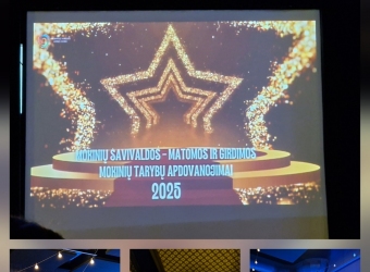 Gruodžio mėnesį vykusiuose Mokinių Tarybų apdovanojimuose pelnėme „Metų iniciatyvos nominaciją