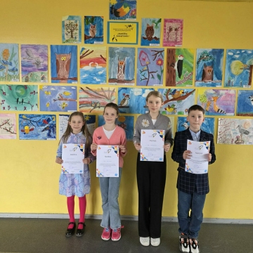 Kovo 25 dieną 3-ios ir 4-os klasių mokiniai dalyvavo Lietuvos pradinių klasių matematikos olimpiados Marijampolės savivaldybės etape