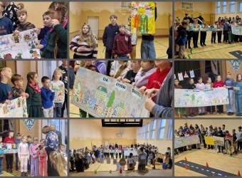 Lapkričio 19 d. atvėrėme Tolerancijos gatvę-kūrybišką ir šiltą erdvę, kurioje kiekviena klasė pristatė savo sukurtus plakatus ir šūkius apie draugystę, pagarbą ir supratimą