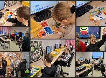 Lapkričio 21 dieną ketvirtos klasės mokiniai lankėsi Marijampolės moksleivių kūrybos centre, Kūrybinių technologijų dirbtuvėse