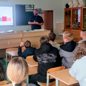 Mokiniai dalyvavo socialiniame eksperimente