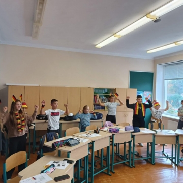Spalio 22 d. mūsų progimnazijoje šventėme vokiečių kalbos dieną