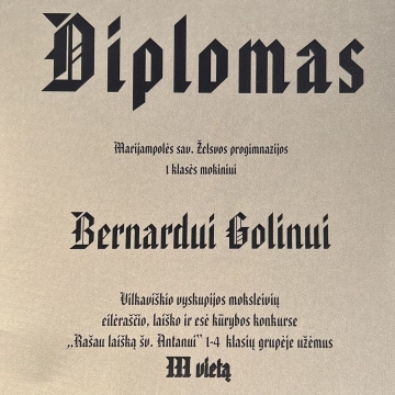 Vilkaviškio vyskupijos jaunieji kūrėjai švenčia Šimtmečio jubiliejų!