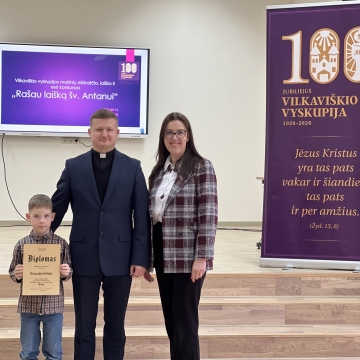 Vilkaviškio vyskupijos jaunieji kūrėjai švenčia Šimtmečio jubiliejų!